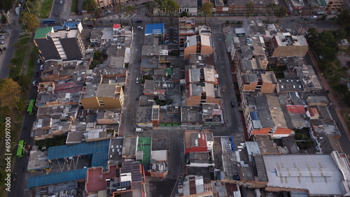 Aerial images of the downtown of Bogota
 #695097000