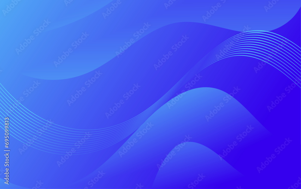 Abstract blue wave background Abstract blue wave background
