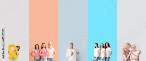 Collage of different people...