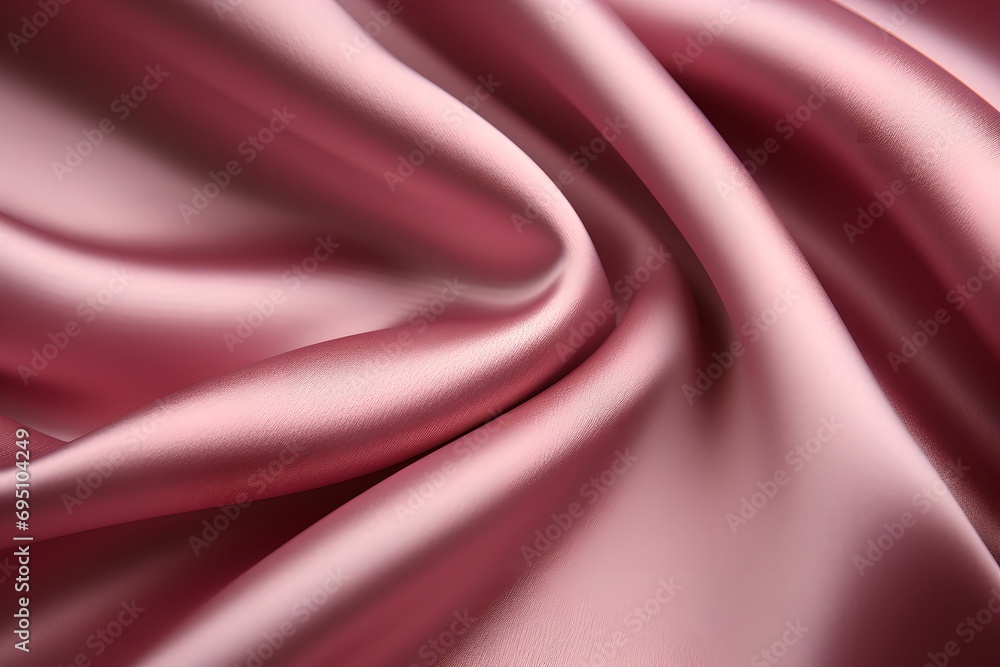 Fototapeta premium Soft and Luxurious Satin Weave Background, single-colored satin, fabric weave, smooth texture, wallpaper background