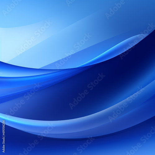abstract background, blue curve and line, wave design, modern pattern,