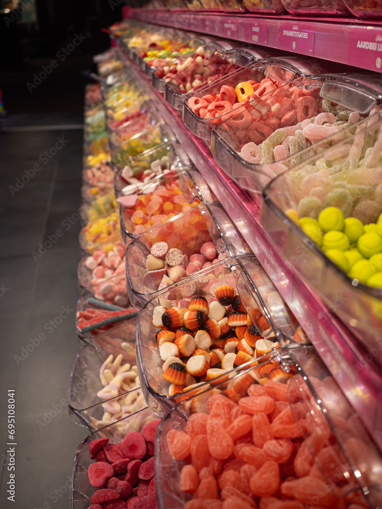 Sweets on a candy shop