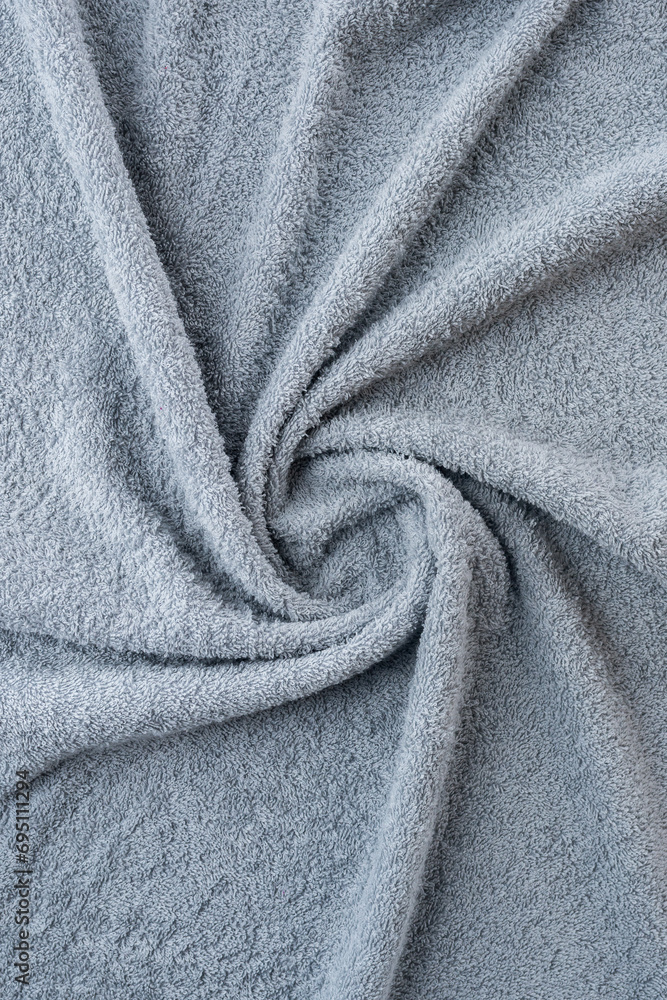 Background of gray soft cotton terry towel. Background of gray soft cotton terry towel.