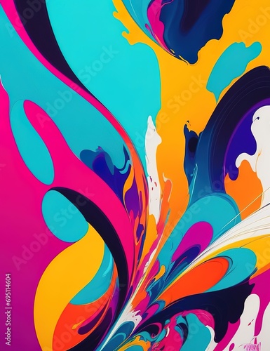 Abstract Colorful Artistic Wallpaper