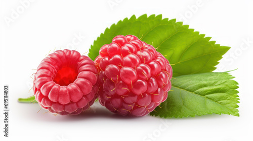 Fresh raspberry in detail