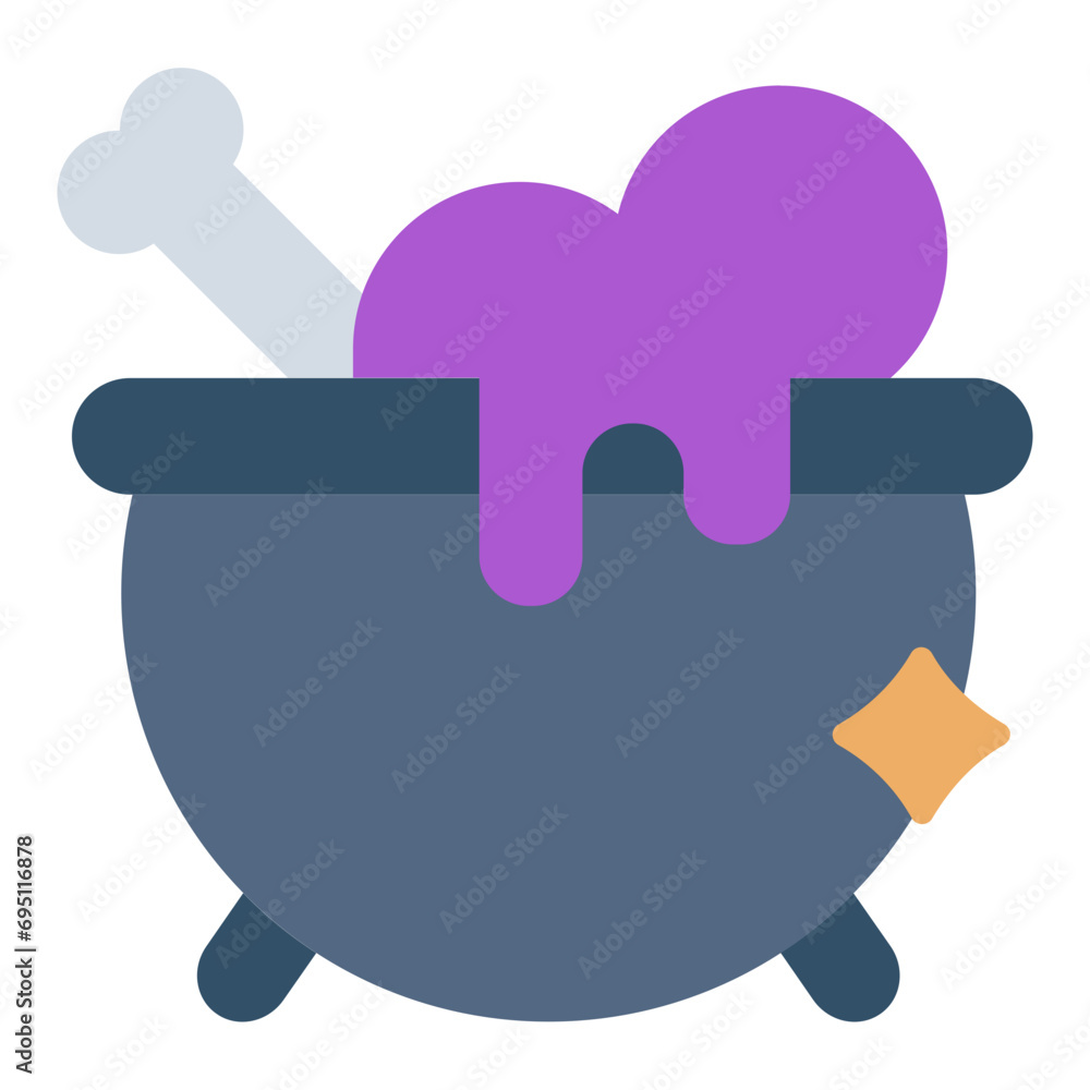 Obraz premium Magic Pot Cauldron icon