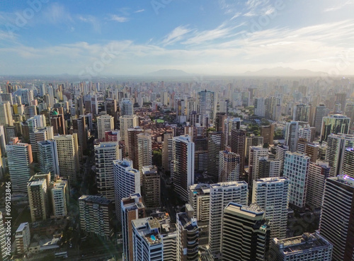 Aerial View of Fortaleza  Ceara  Brazil