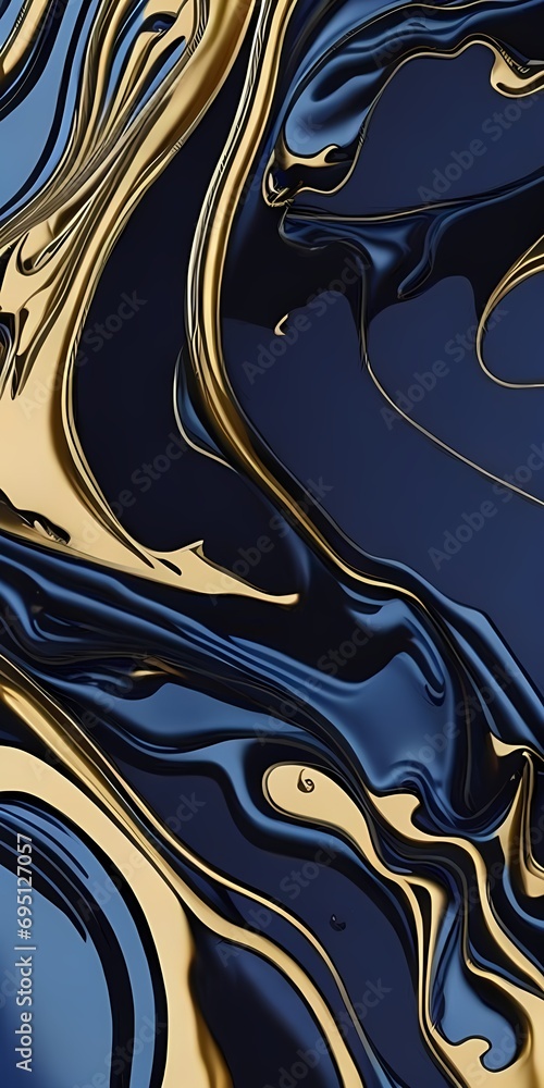 Fototapeta premium Luxury wallpaper. Red golden black and gold abstract background texture, Watercolor abstract background, 3D painted artificial marbled surface