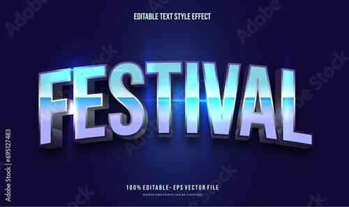 Editable text effect futuristic glowing color gradient. Text style effect. Editable fonts 