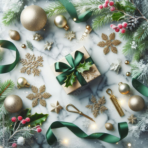 Frame material for the winter season. Christmas frame material.　冬の季節のフレーム素材。クリスマス素材。