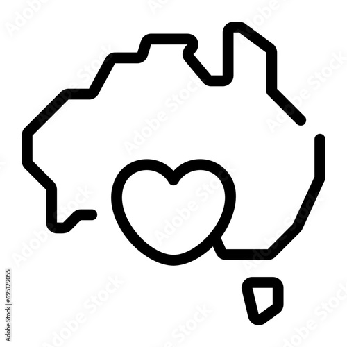 australia line icon