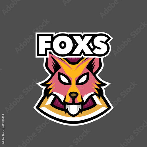 Fox mascot emblem symbol logo sport illustrated 