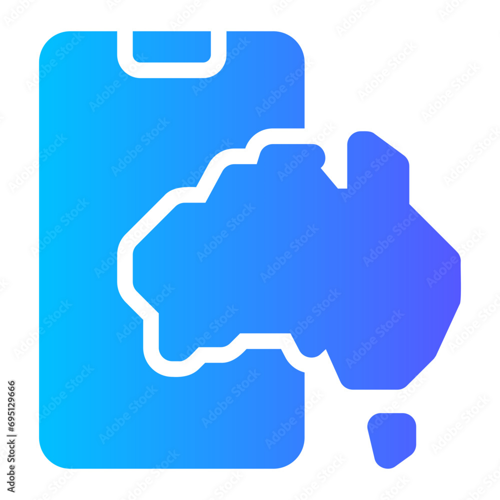 smartphone gradient icon smartphone gradient icon