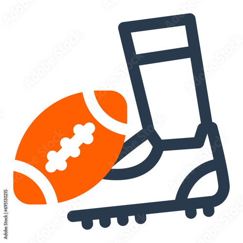 Exciting Kickoff Vector Icon Illustration for Game Start