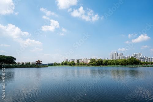 Scenery of Waterfront Cities in North China
