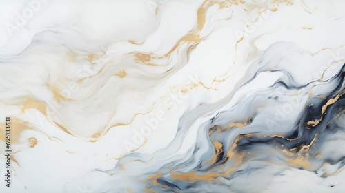 Elegant Marble Texture with Gold Veins. Generative ai