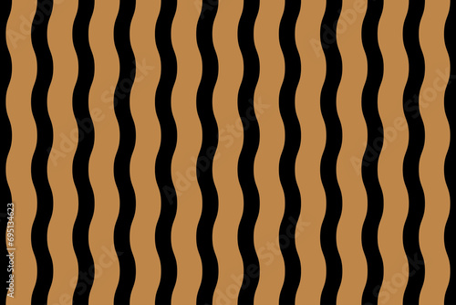 Geometric of pattern vector. Design smooth zigzag stripes gold on black green background. Design print for illustration, textile, carpet, magazine, cover, card, background, wallpaper. Set 7