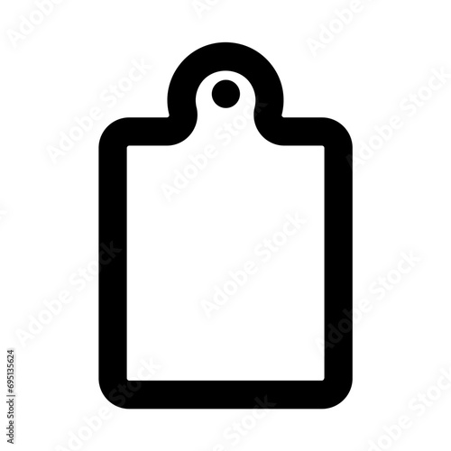 Cutting Board Line UI Icon
