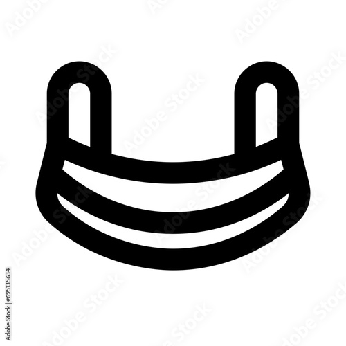 Mezzaluna Line UI Icon