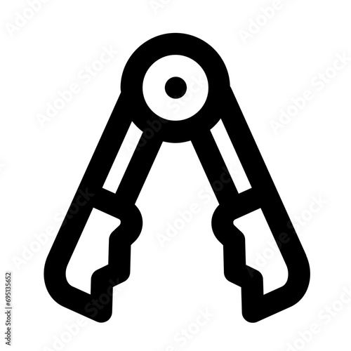 Tongs Line UI Icon