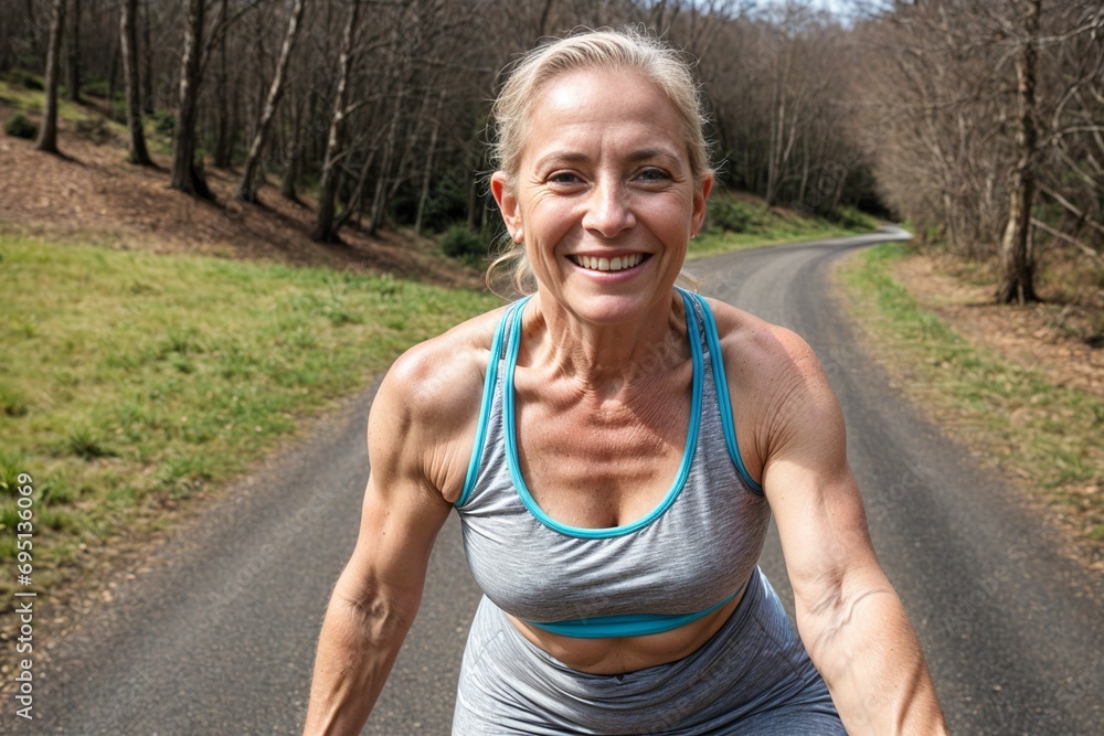 elderly adult old lady walking in a hiking trail outdoors being healthy and fit living young and feeling refreshed elderly adult old lady walking in a hiking trail outdoors being healthy and fit living young and feeling refreshed