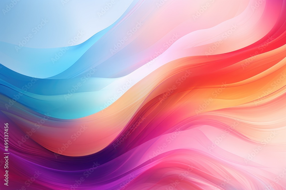 Abstract colorful waves. color background