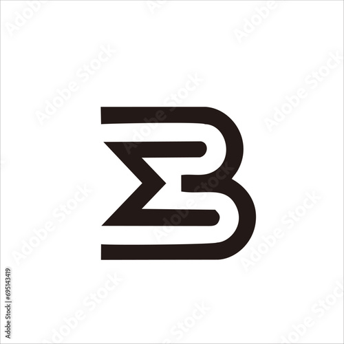 Print MB letter logo design for your company name and brand