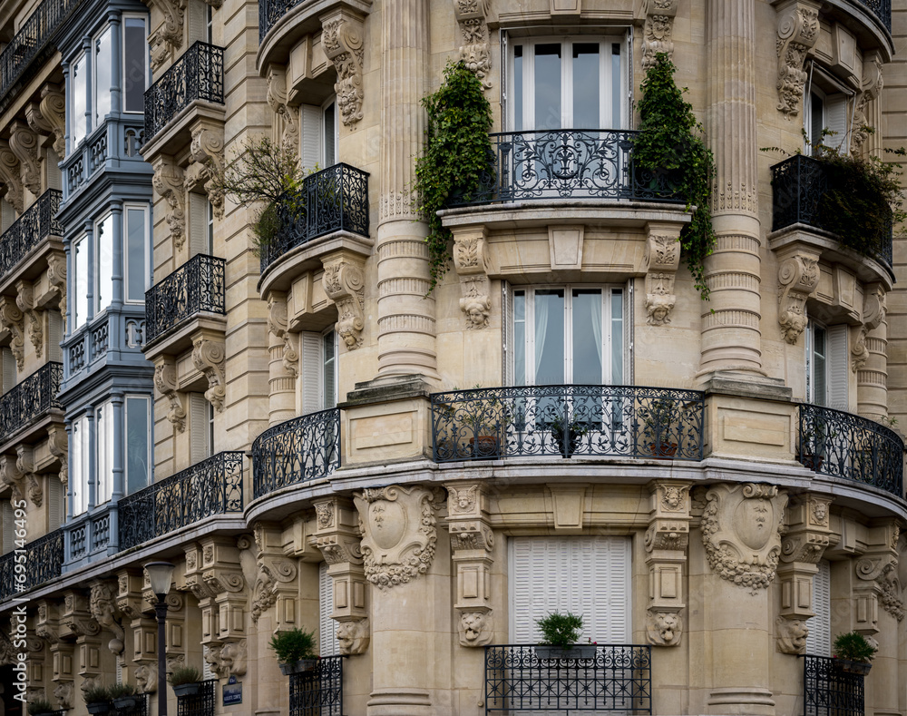 Fototapeta premium Details of Historic old building in Eour