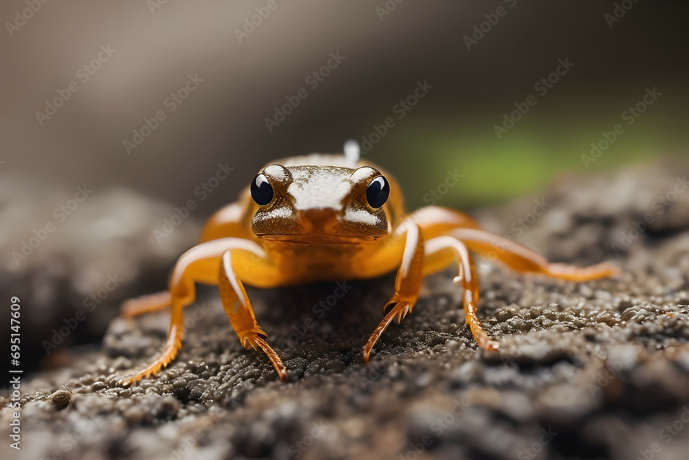 Incredible close-up shots of small animals in the woods generated by AI