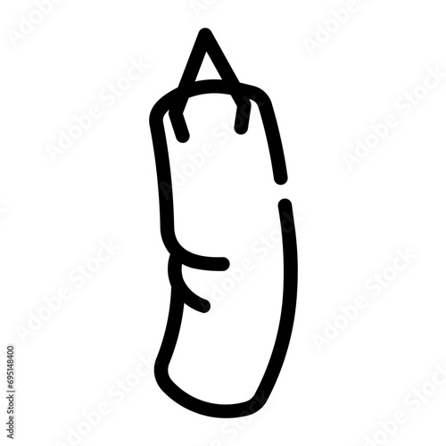 punching bag Line Icon