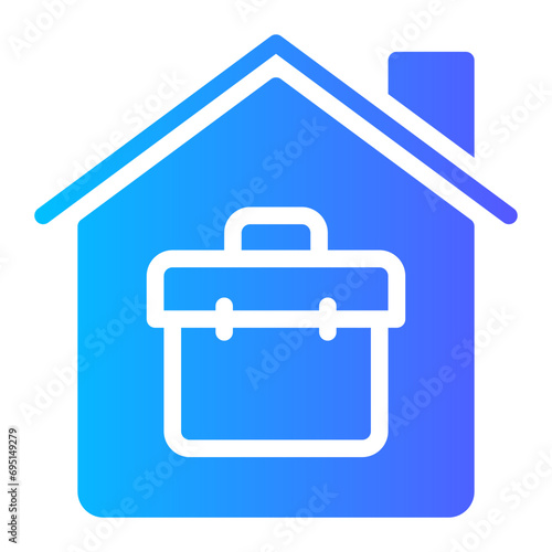 homeoffice gradient icon