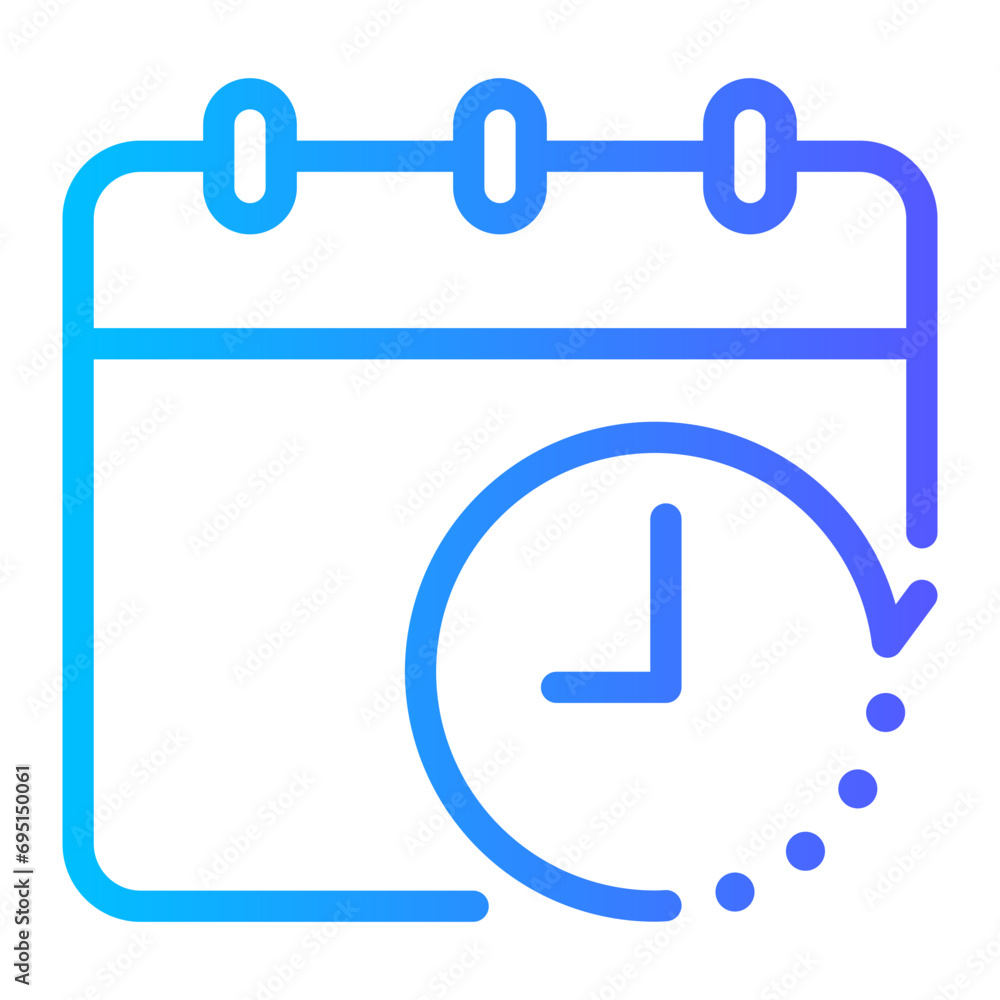 deadline gradient icon deadline gradient icon