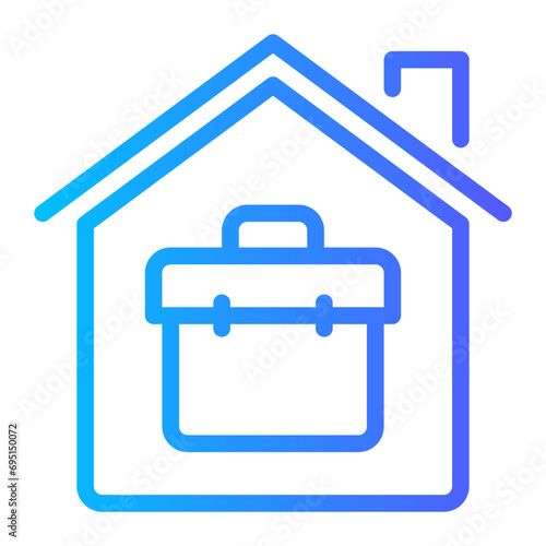 homeoffice gradient icon
