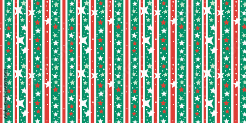 Red white Stars Stripes wide