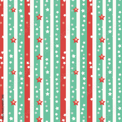 Green Stripes Red Stars 2K