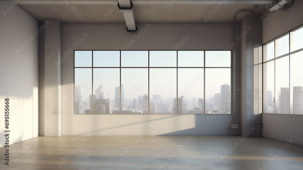 empty room with window empty room with window