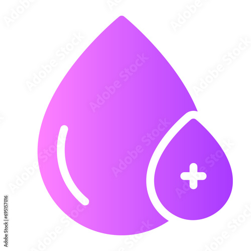 blood type ab Gradient icon photo
