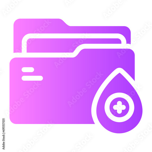 blood type Gradient icon