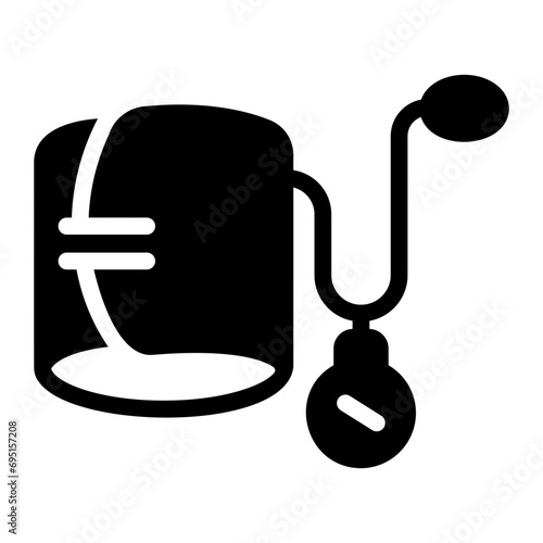 blood pressure Solid icon photo