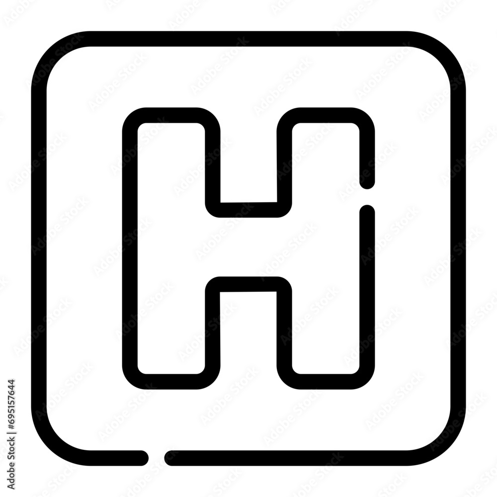 traffic sign Line Icon traffic sign Line Icon