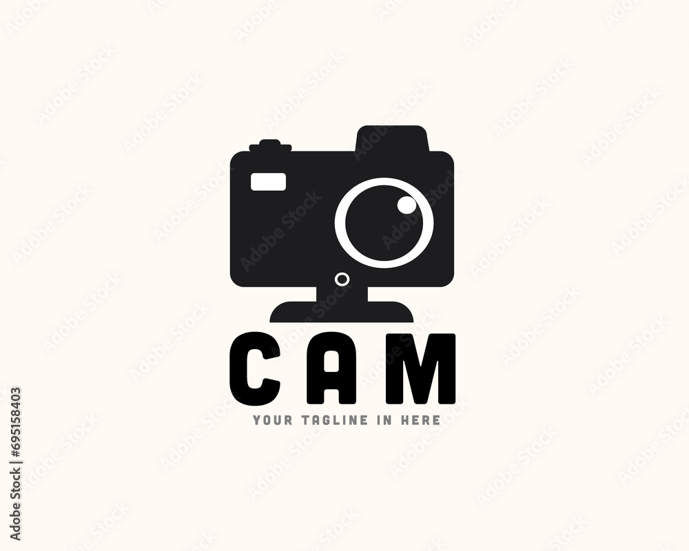 web cam network logo design template illustration inspiration web cam network logo design template illustration inspiration