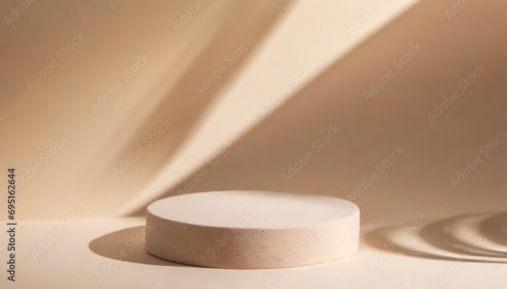 Product display podium with shadow nature leaves on wall background. Minimal style. Product display podium with shadow nature leaves on wall background. Minimal style.