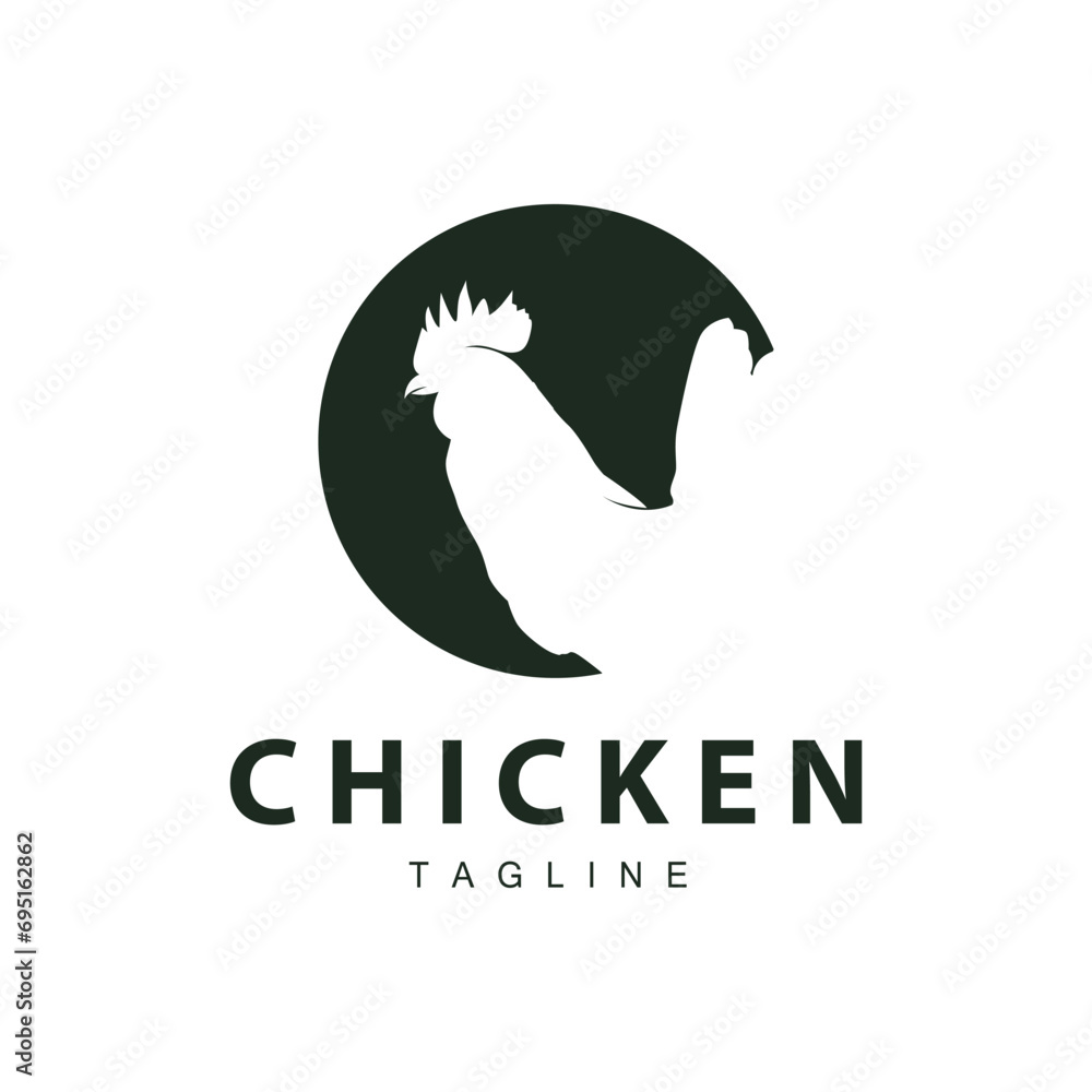 Chicken logo farm animal livestock chicken farm design fried chicken restaurant Chicken logo farm animal livestock chicken farm design fried chicken restaurant