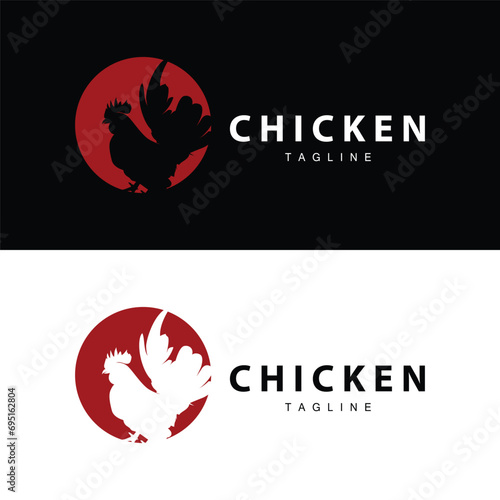 Chicken logo farm animal livestock chicken farm design fried chicken restaurant