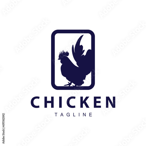 Chicken logo farm animal livestock chicken farm design fried chicken restaurant