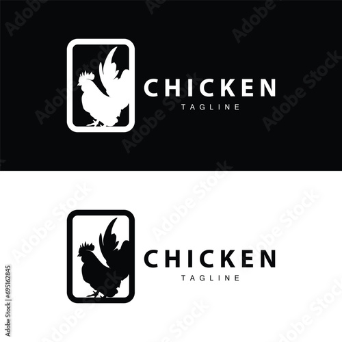 Chicken logo farm animal livestock chicken farm design fried chicken restaurant