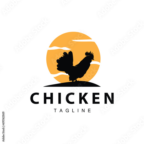 Chicken logo farm animal livestock chicken farm design fried chicken restaurant