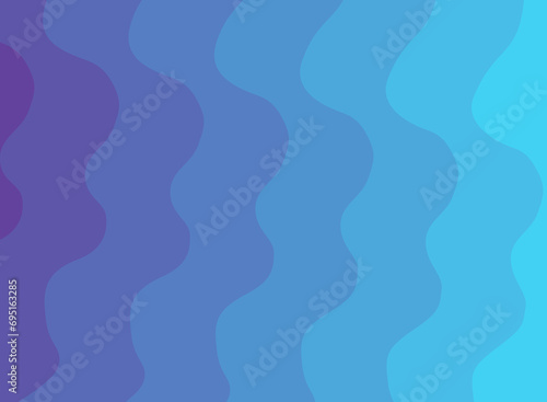 Abstract background vector with a blue wave. 