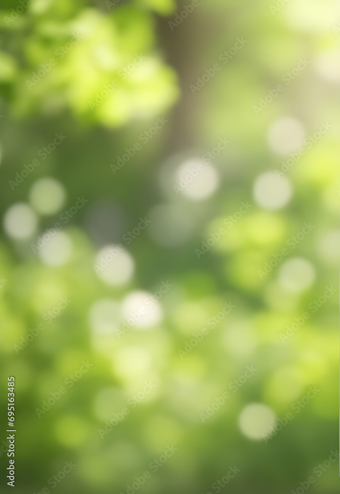Greenery, green leaf nature blurred with space concept for background, wallpaper, advertisement.