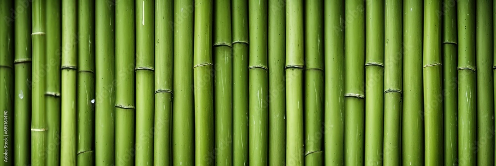 Green bamboo texture for interior or exterior design, bamboo fence texture background. Green bamboo texture for interior or exterior design, bamboo fence texture background.